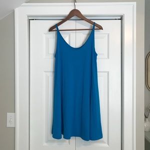 Lou and grey santorini blue swing dress medium